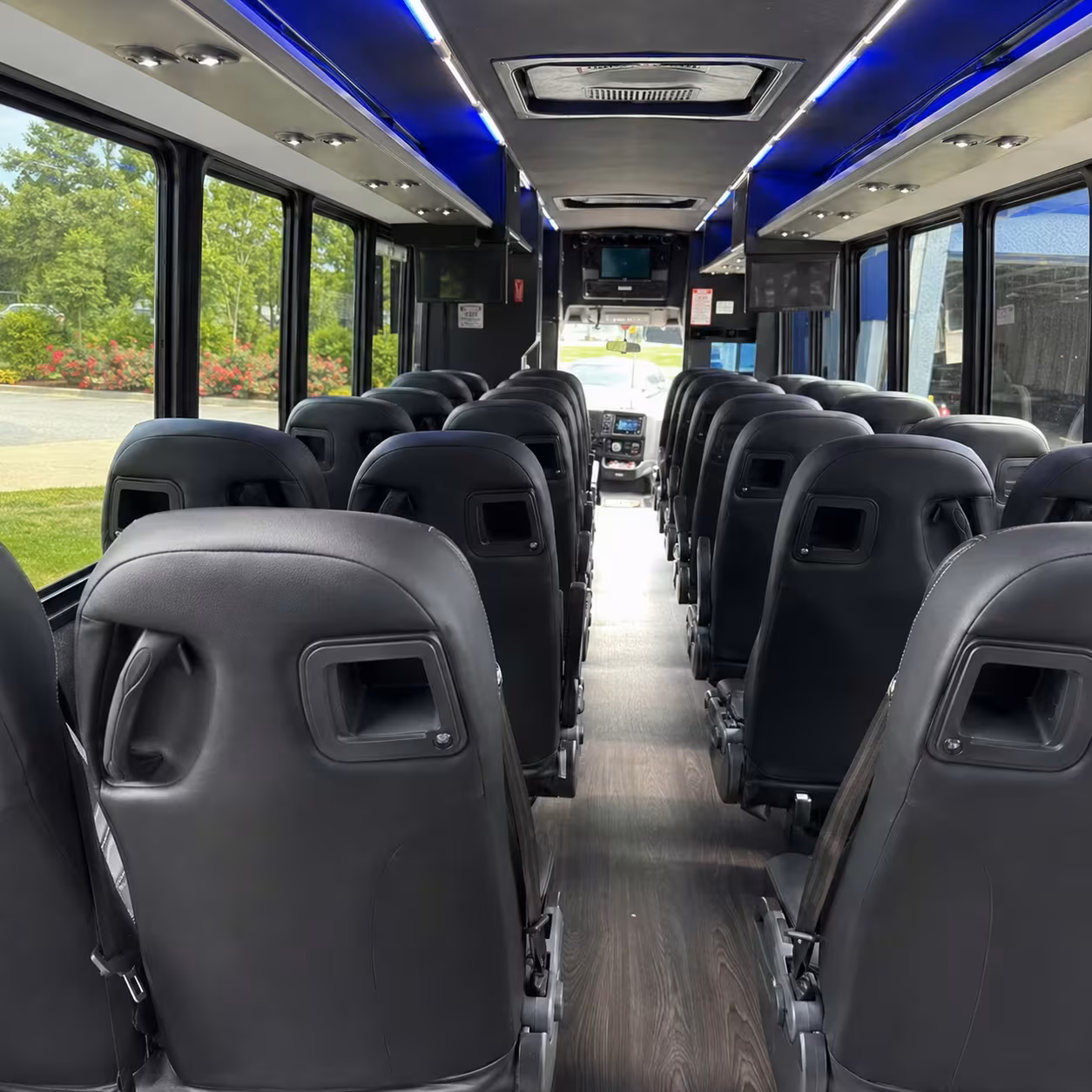 25 passenger minibus interior