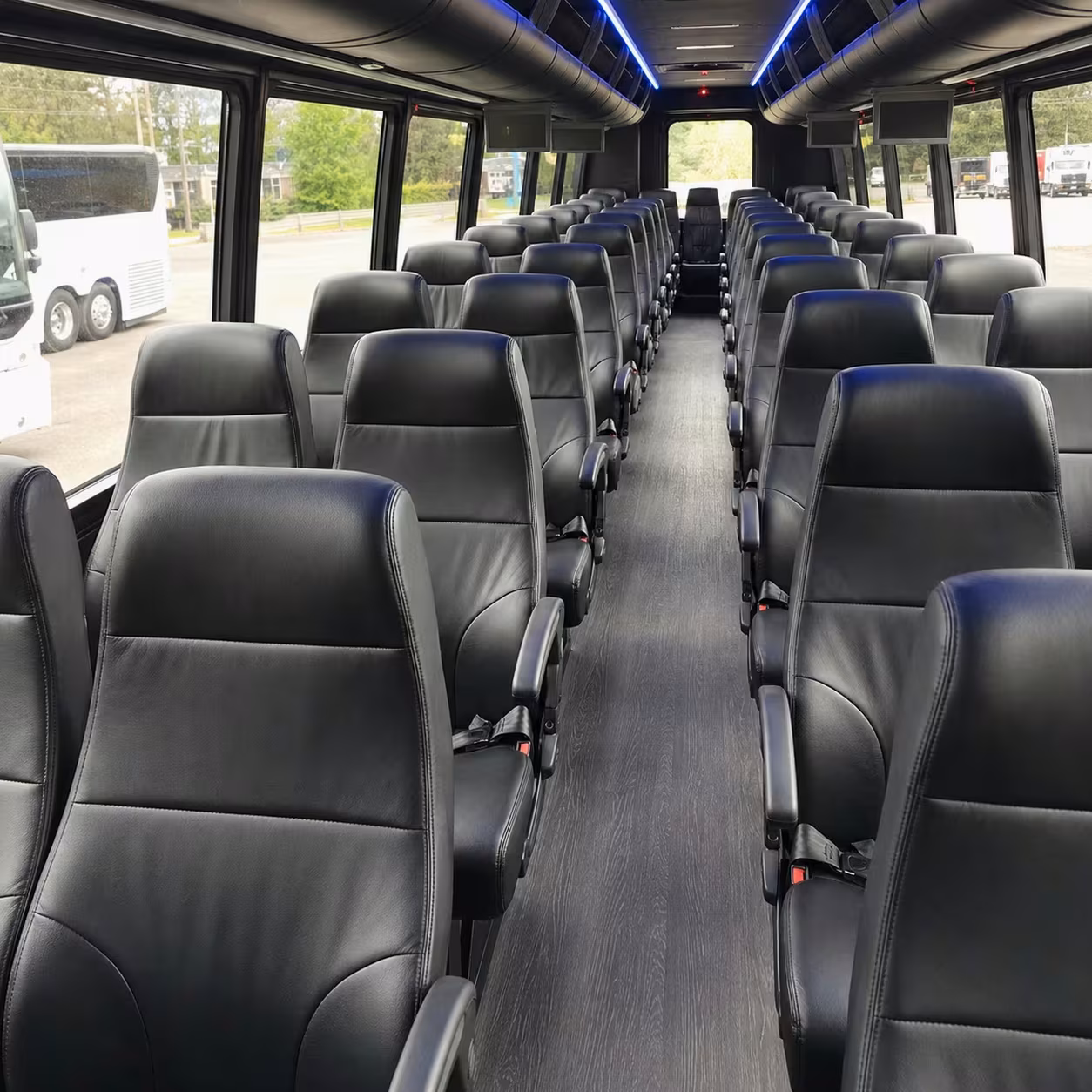 28 passenger minibus inside