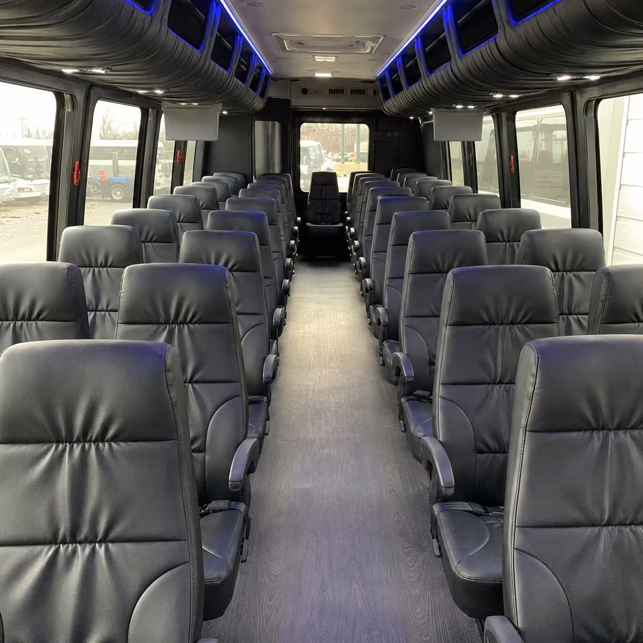 35 passenger minibus interior