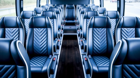 gilbert 18 passenger minibus inside
