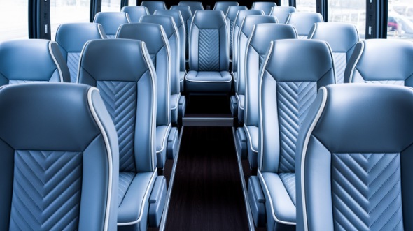gilbert 28 passenger minibus inside