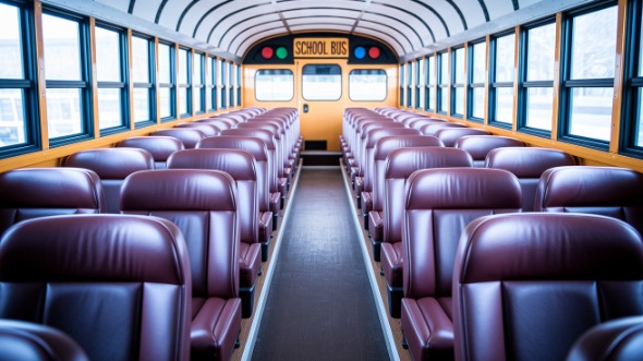 school bus rental interior gilbert