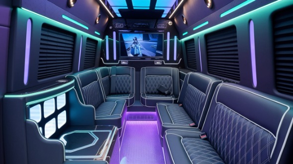 sprinter limo rental interior gilbert